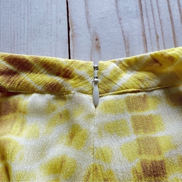 Revolve MAJORELLE Theo Butter Yellow Tie-Dye Leg Pants size Small - Picture 5 of 10